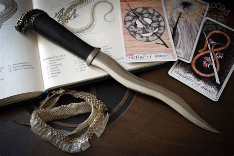 The spiritual significance of sharpening and caring for your ritualistic knife in witchcraft